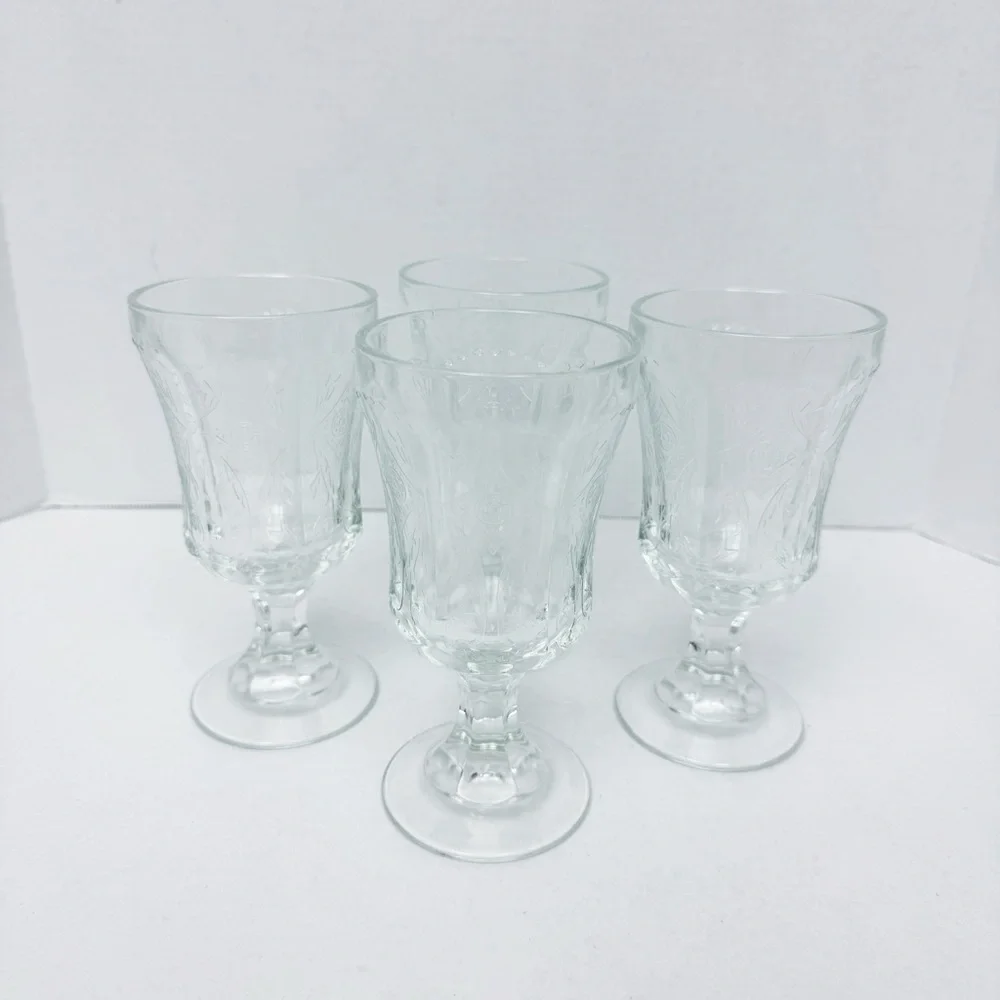 Indiana Glass - Clear Madrid Goblets Set of 4